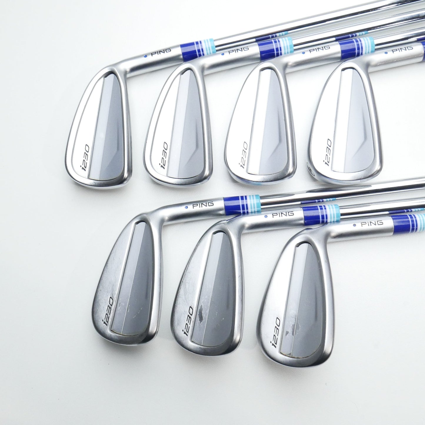 Used Ping i230 Iron Set / 4 - PW / Regular Flex