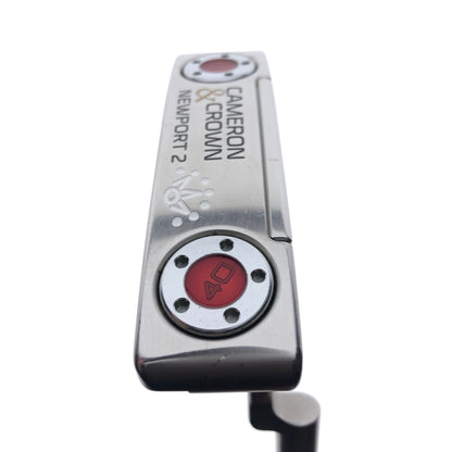 Used Scotty Cameron Cameron and Crown Newport 2 Putter / 33.0 Inches