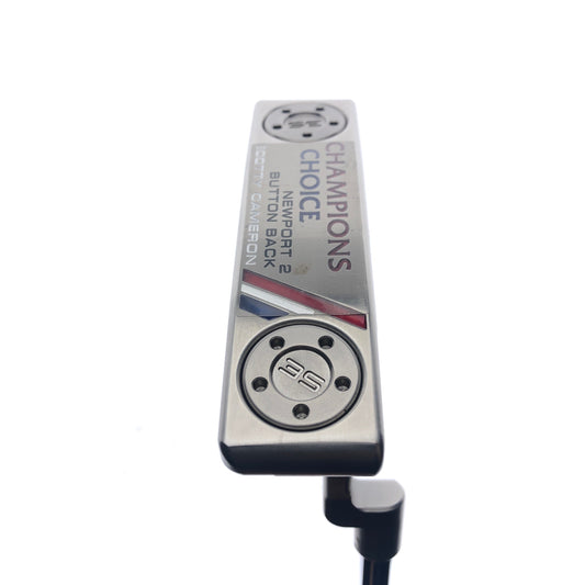 Used Scotty Cameron Champions Choice Button Back Newport 2 Putter / 34.0 Inches