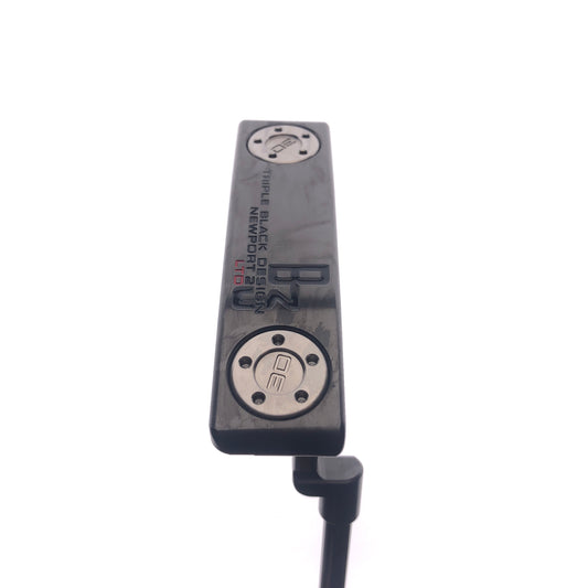 Used Scotty Cameron Limited Edition Triple Black B3 Newport 2 / 35.0 Inches
