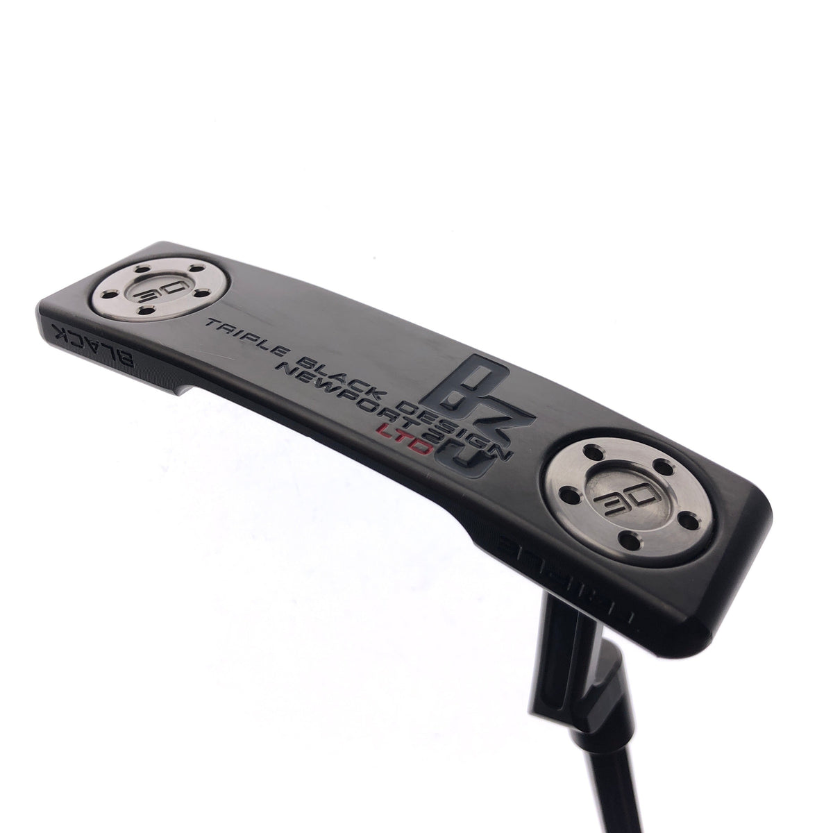 Used Scotty Cameron Limited Edition Triple Black B3 Newport 2 Putter / 35 Inches