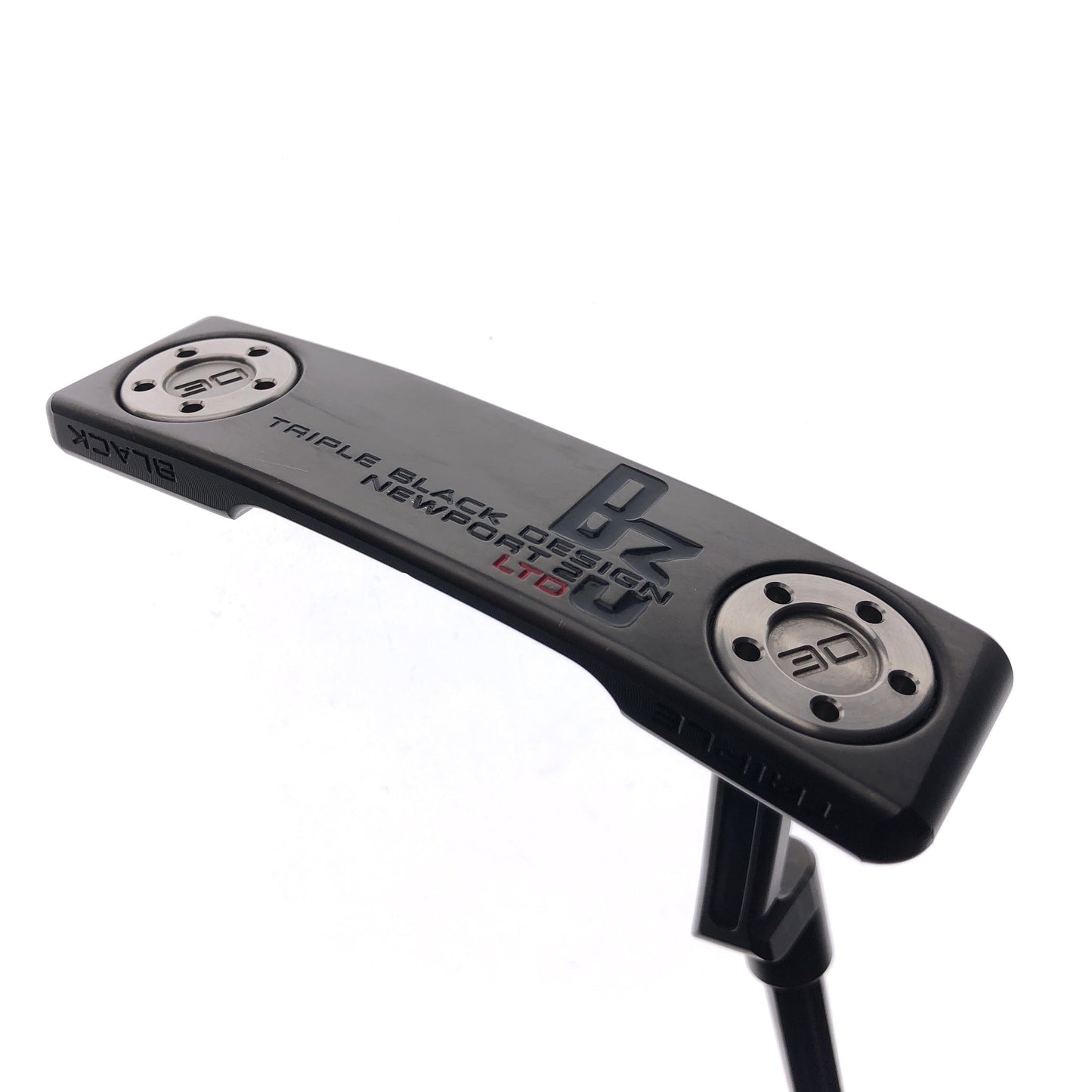 Used Scotty Cameron Limited Edition Triple Black B3 Newport 2 Putter / 35 Inches