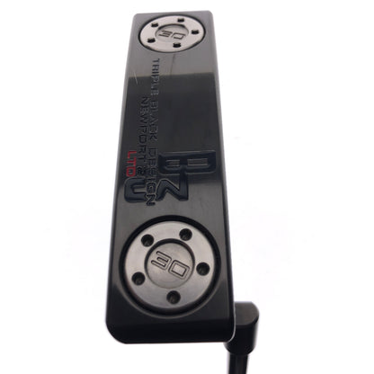 Used Scotty Cameron Limited Edition Triple Black B3 Newport 2 Putter / 35 Inches