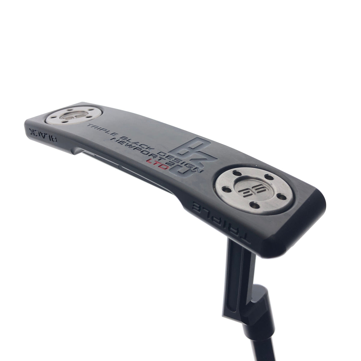 Used Scotty Cameron Ltd. Edition Triple Black B3 Newport 2 Putter / 33.0 Inches