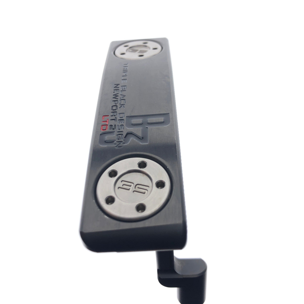 Used Scotty Cameron Ltd. Edition Triple Black B3 Newport 2 Putter / 33.0 Inches