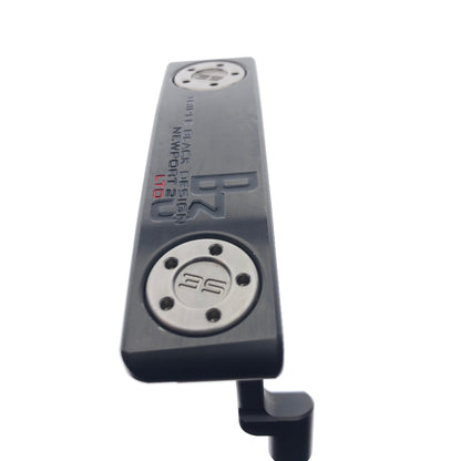 Used Scotty Cameron Ltd. Edition Triple Black B3 Newport 2 Putter / 33.0 Inches