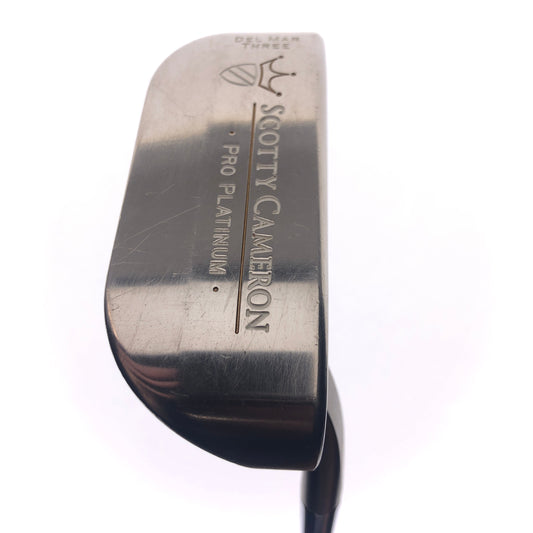 Used Scotty Cameron Pro Platinum Del Mar 3 Putter / 34.0 Inches