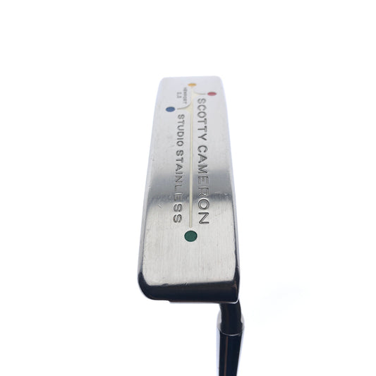 Used Scotty Cameron Studio Stainless Newport 2.5 Putter / 33.5 Inches