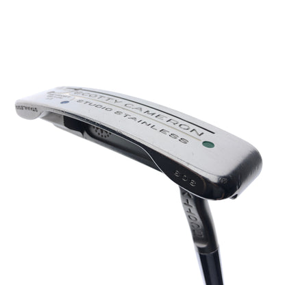 Used Scotty Cameron Studio Stainless Newport Beach 1.5 Putter / 33.5 Inches