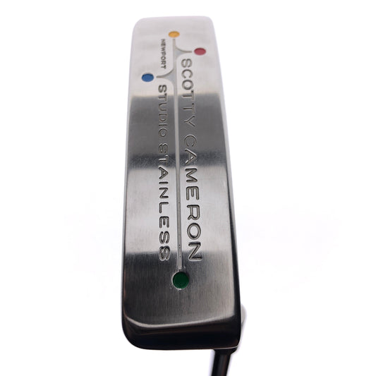 Used Scotty Cameron Studio Stainless Newport Putter / 35.0 Inches