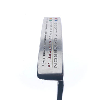 Used Scotty Cameron Studio Style Newport 1.5 Putter / 33.0 Inches