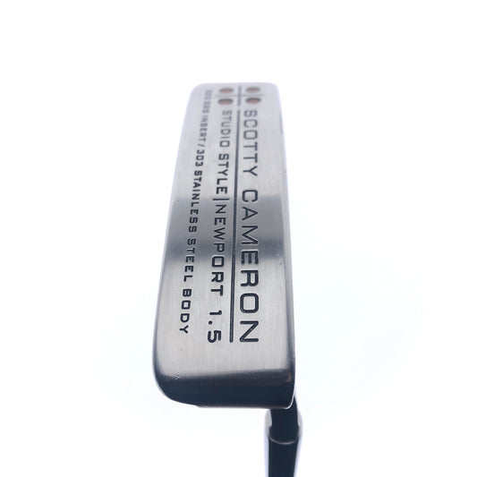 Used Scotty Cameron Studio Style Newport 1.5 Putter / 34.0 Inches