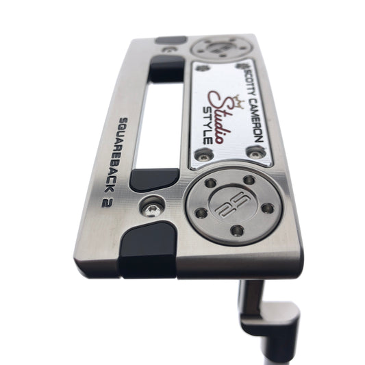 Used Scotty Cameron Studio Style Squareback 2 2025 Putter / 37.5 Inches
