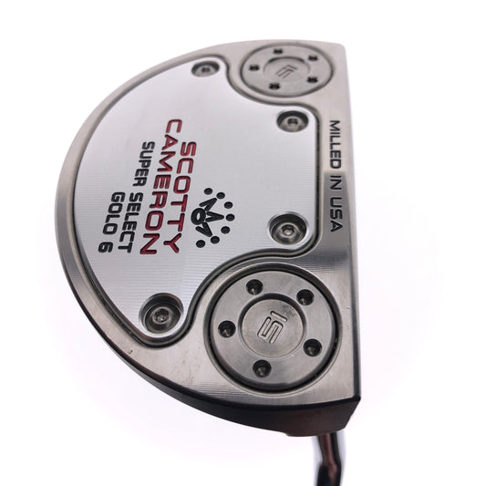Used Scotty Cameron Super Select Golo 6 Putter / 34.0 Inches