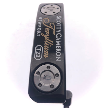 Used Scotty Cameron Teryllium T22 Newport Putter / 35.0 Inches