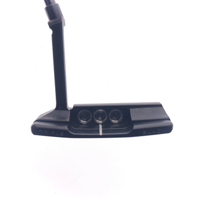 Used Scotty Cameron Triple Black Design B3 Newport 2 Long Neck Putter / 35.0