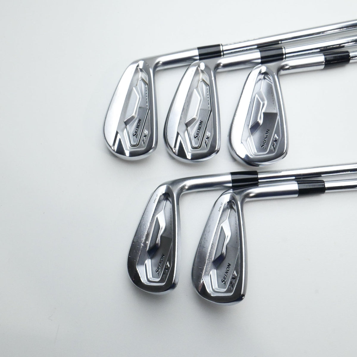 Used Srixon ZX5 MKII & ZX7 MKII Combo Set Iron Set / 6 - PW / Stiff Flex