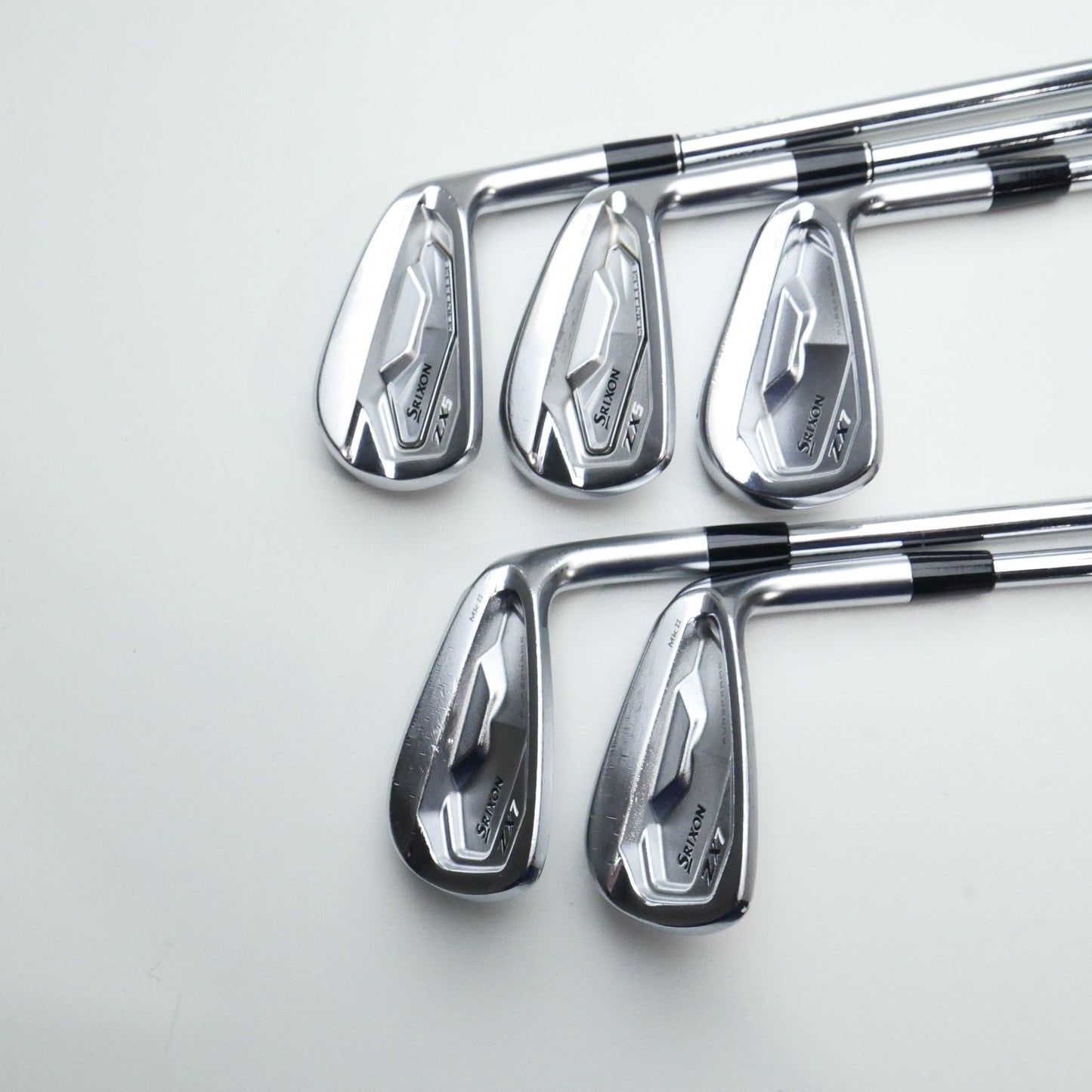 Used Srixon ZX5 MKII & ZX7 MKII Combo Set Iron Set / 6 - PW / Stiff Flex