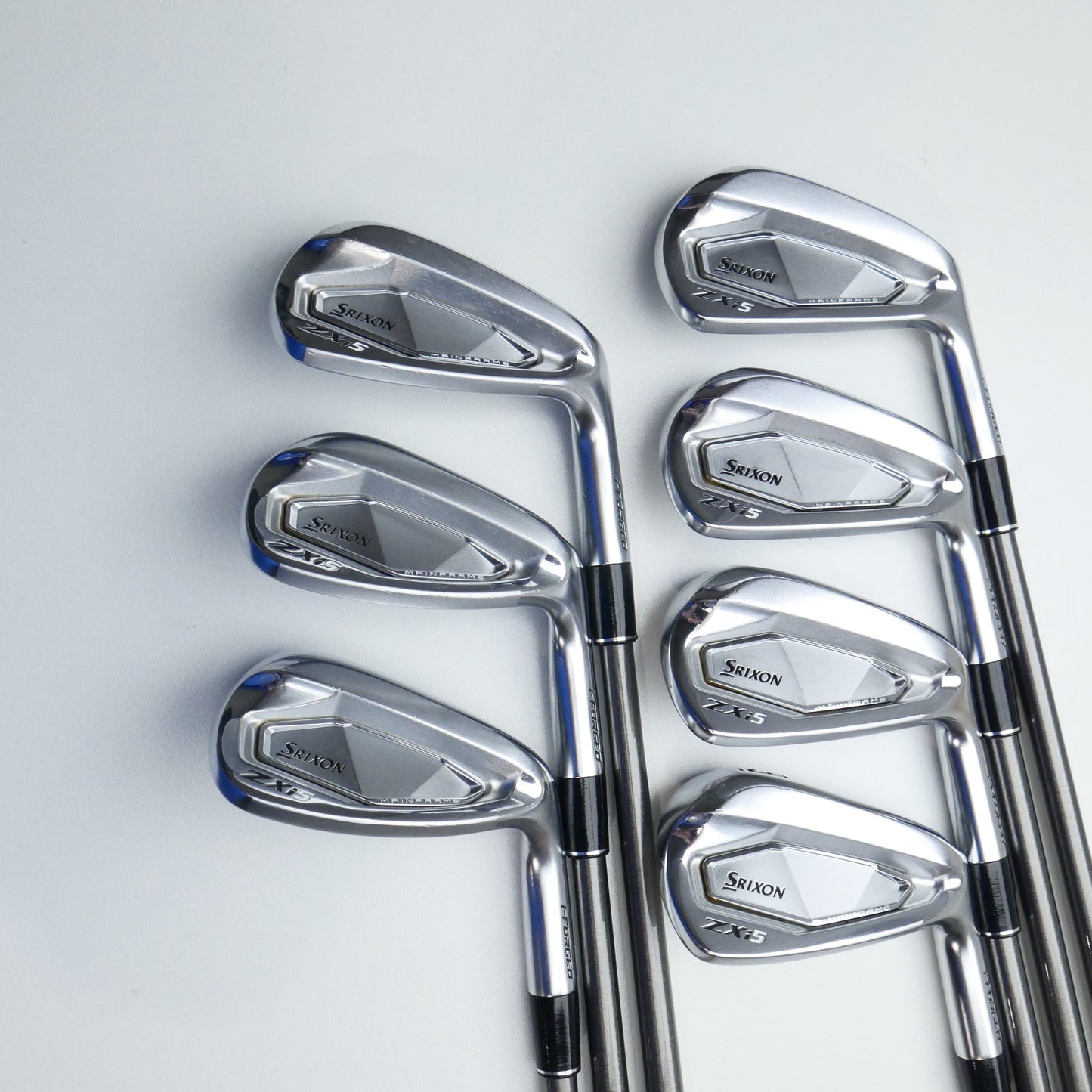 Used Srixon ZXi5 Iron Set / 6 - SW + AW / Stiff Flex