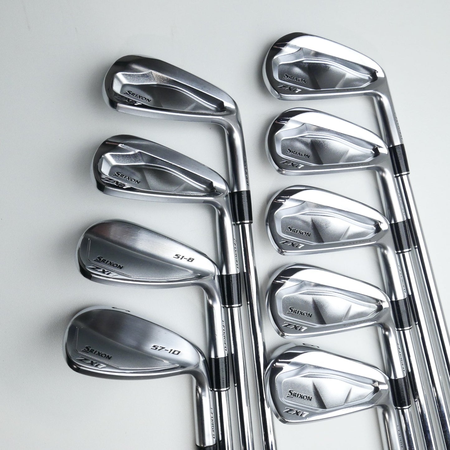 Used Srixon ZXi7 Iron Set / 4 - SW + AW / X-Stiff Flex