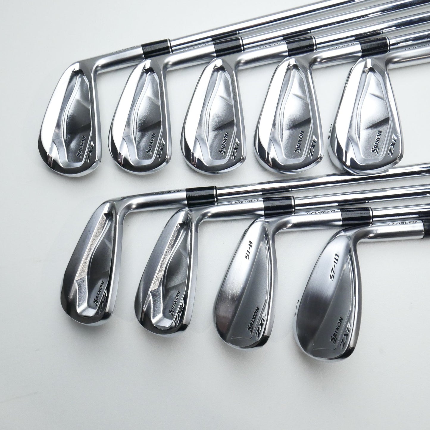 Used Srixon ZXi7 Iron Set / 4 - SW + AW / X-Stiff Flex
