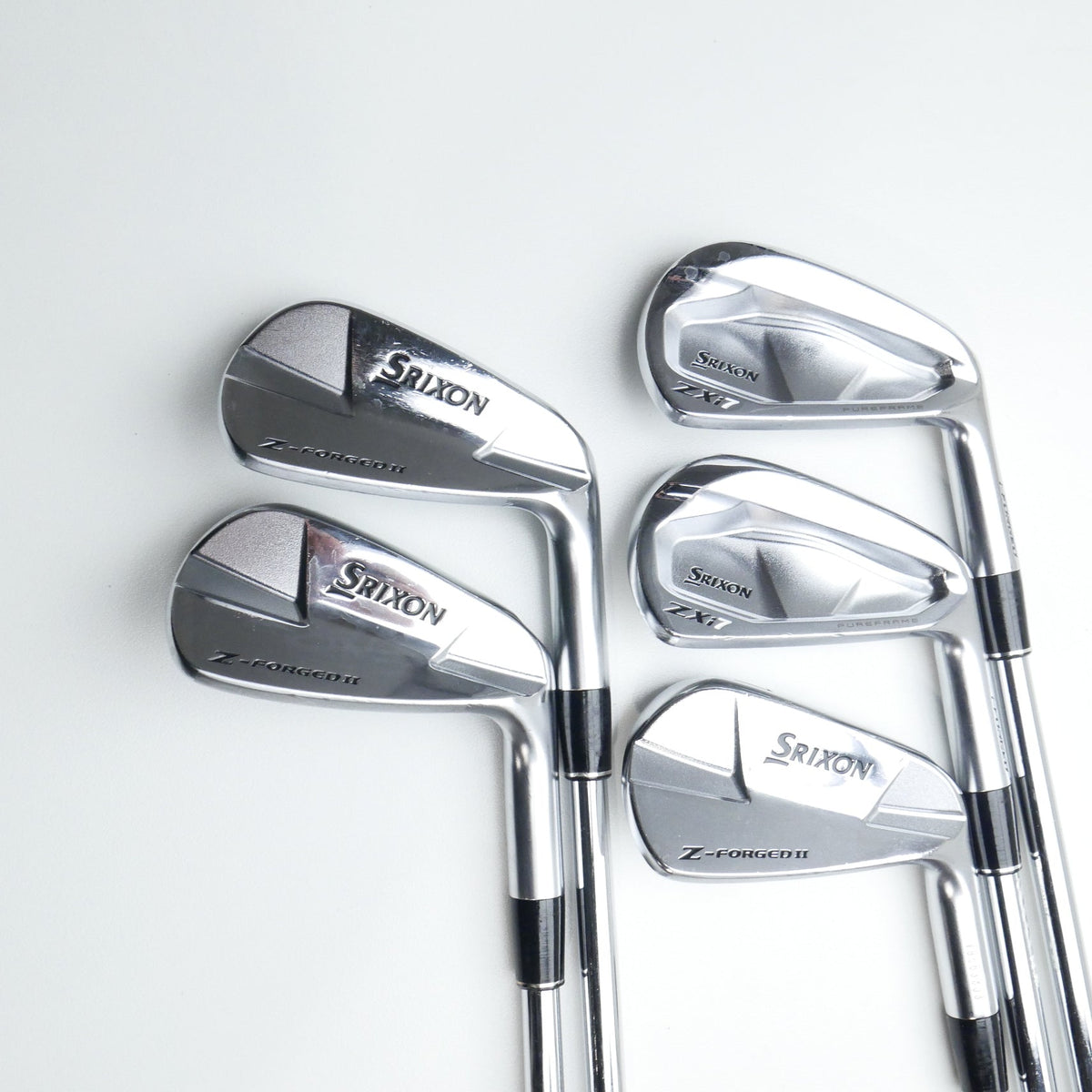 Used Srixon ZXi7 & Z-Forged ii Combo Iron Set / 5 - 9 IRON / Stiff Flex