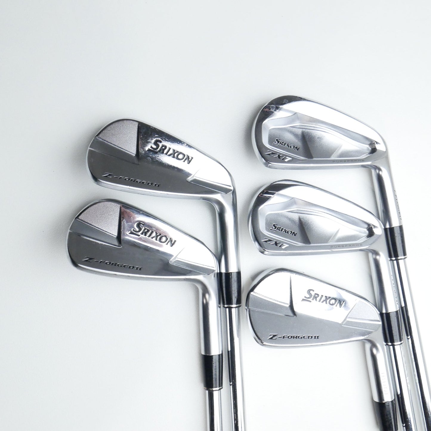 Used Srixon ZXi7 & Z-Forged ii Combo Iron Set / 5 - 9 IRON / Stiff Flex