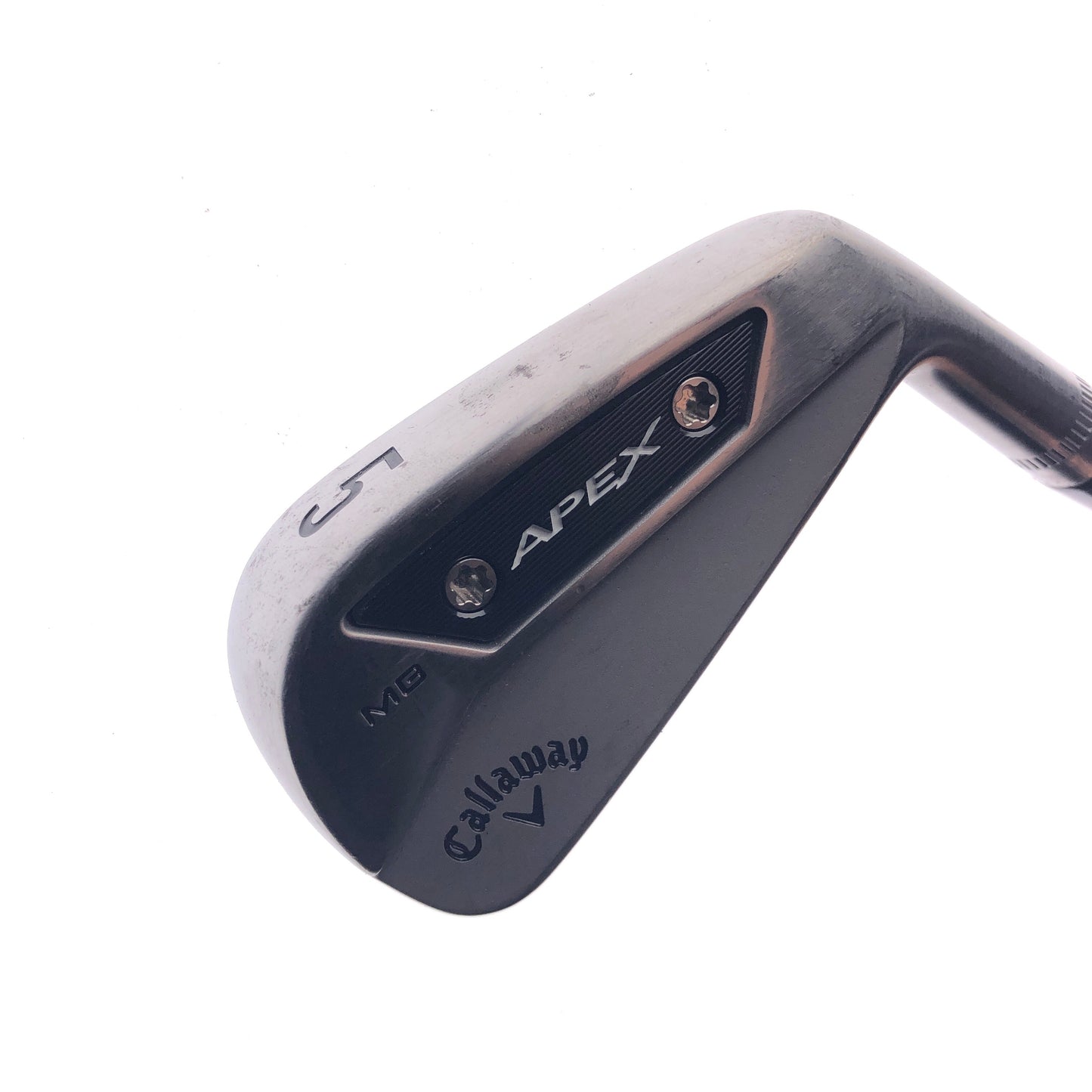 Used TOUR ISSUE Callaway Apex MB 24 Raw 5 Iron / 26.0 Degrees / X-Stiff Flex