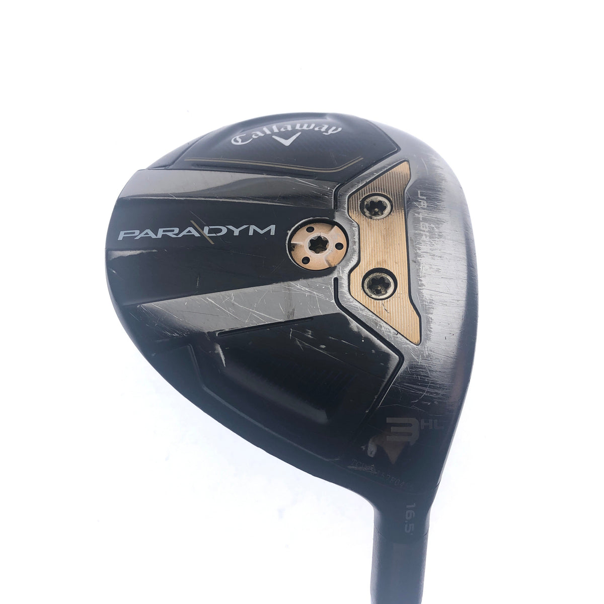 Used TOUR ISSUE Callaway Paradym 3  HL Fairway Wood / 16.5 Degrees / Stiff Flex