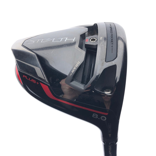 Used TOUR ISSUE TaylorMade Stealth Plus Driver / 8.0 Degrees / X-Stiff Flex