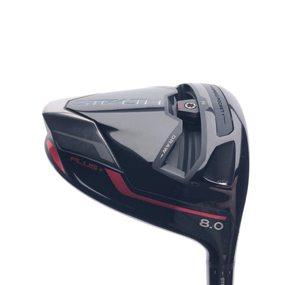 Used TOUR ISSUE TaylorMade Stealth Plus Driver / 8.0 Degrees / X-Stiff Flex