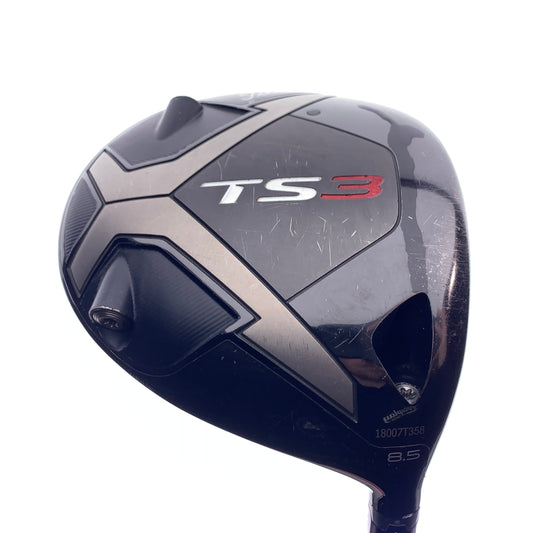 Used TOUR ISSUE Titleist TS3 Driver / 8.5 Degrees / Lite Flex