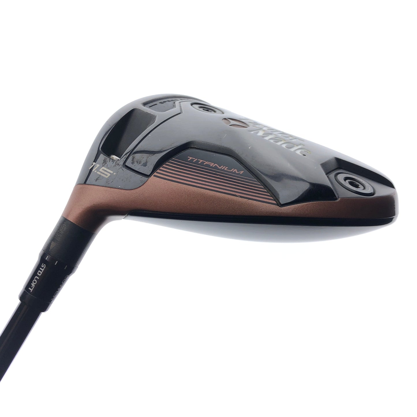 Used TaylorMade BRNR Mini Copper Driver / 11.5 Deg / Stiff Flex / Left-Handed