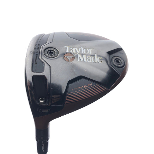 Used TaylorMade BRNR Mini Copper Driver / 11.5 Deg / Stiff Flex / Left-Handed