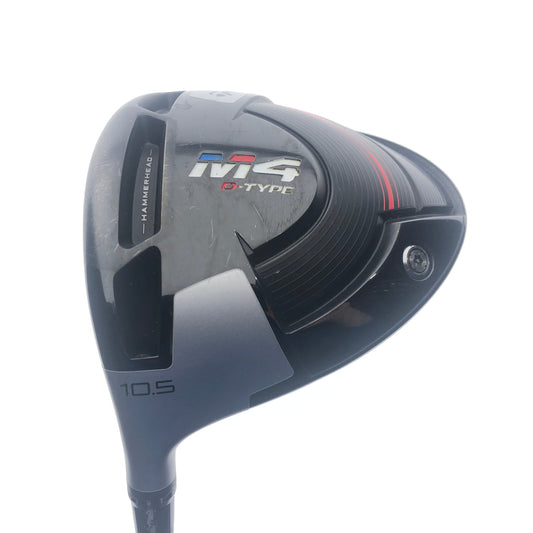 Used TaylorMade M4 D-Type Driver / 10.5 Degrees / Stiff Flex / Left-Handed