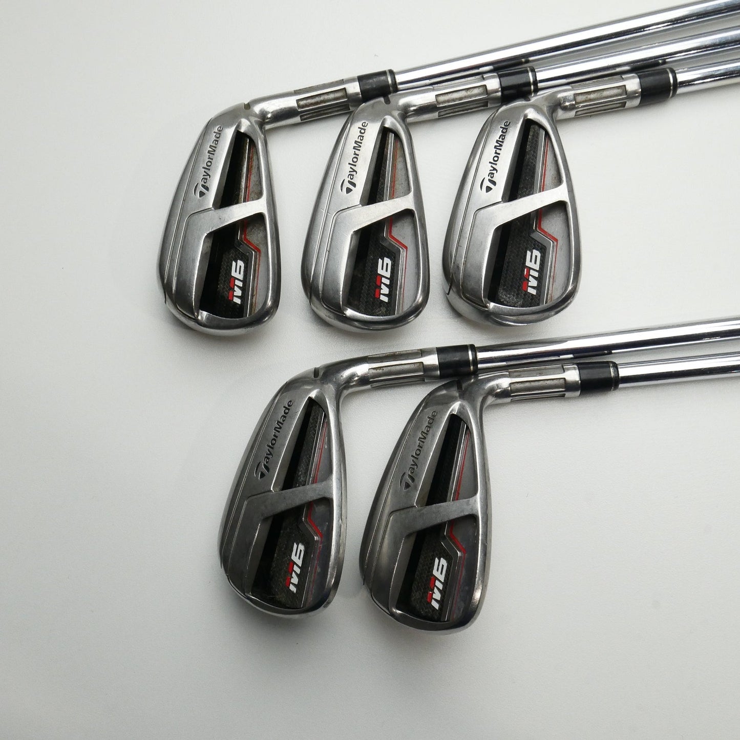 Used TaylorMade M6 Iron Set / 6 - PW / Stiff Flex