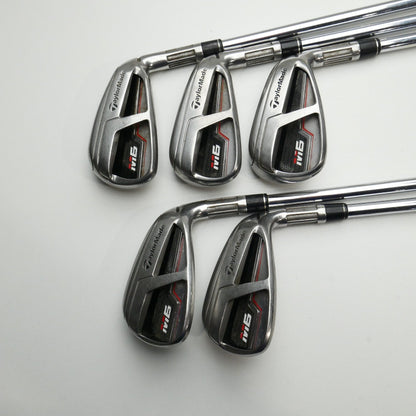 Used TaylorMade M6 Iron Set / 6 - PW / Stiff Flex