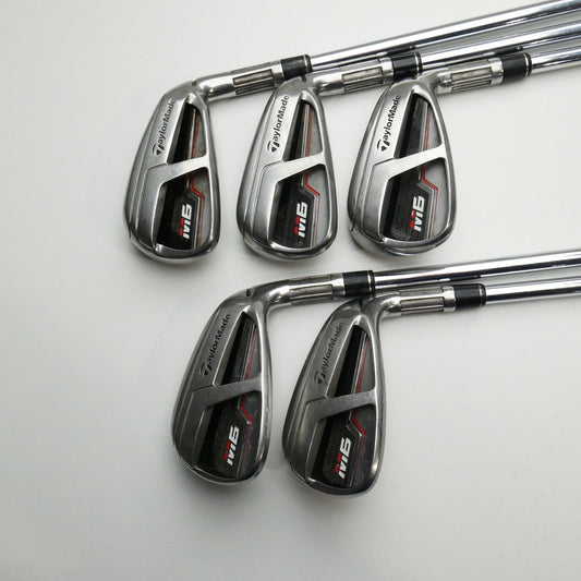 Used TaylorMade M6 Iron Set / 6 - PW / Stiff Flex