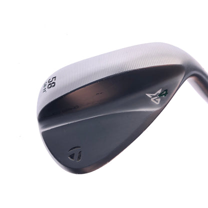 Used TaylorMade Milled Grind 4 Lob Wedge / 58.0 Degrees / Wedge Flex
