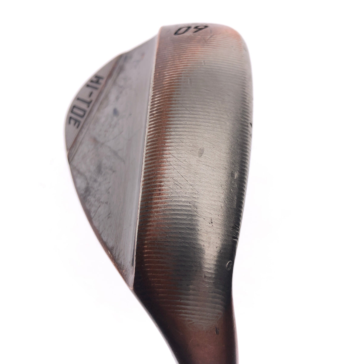 Used TaylorMade Milled Grind Hi-Toe 4 Copper Lob Wedge / 60.0 Deg / Wedge Flex
