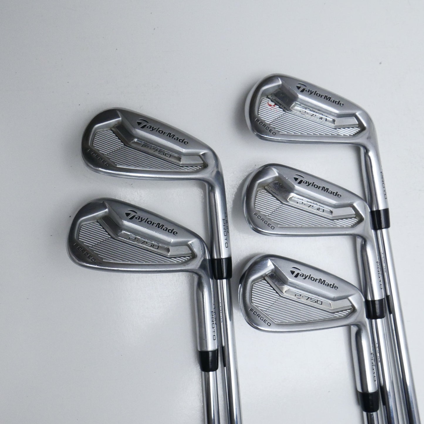 Used TaylorMade P750 Tour Proto Iron Set / 6 - PW / Stiff Flex