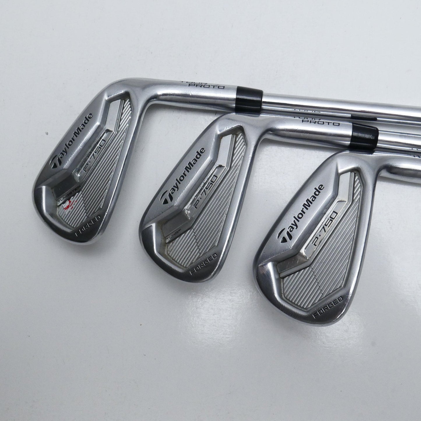 Used TaylorMade P750 Tour Proto Iron Set / 6 - PW / Stiff Flex