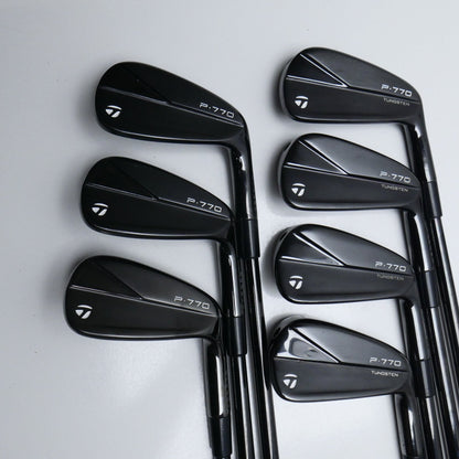 Used TaylorMade P770 2023 Black Iron Set / 4 - PW / Stiff Flex