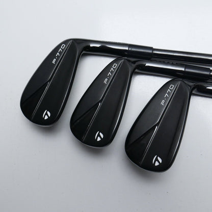 Used TaylorMade P770 2023 Black Iron Set / 4 - PW / Stiff Flex
