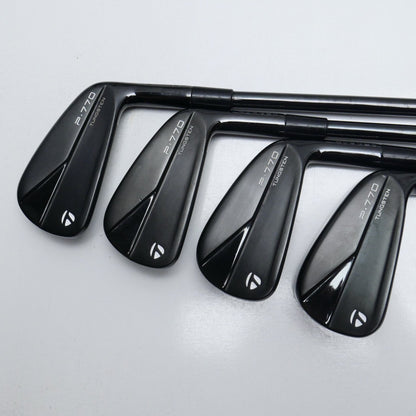 Used TaylorMade P770 2023 Black Iron Set / 4 - PW / Stiff Flex