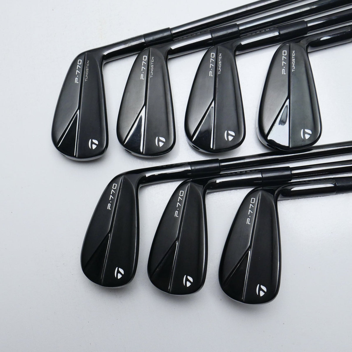 Used TaylorMade P770 2023 Black Iron Set / 4 - PW / Stiff Flex