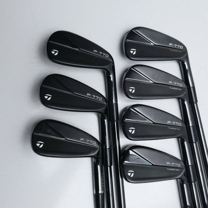 Used TaylorMade P770 2023 Black Iron Set / 4 - PW / X-Stiff Flex