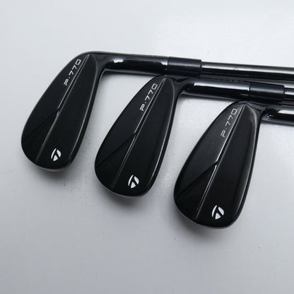Used TaylorMade P770 2023 Black Iron Set / 4 - PW / X-Stiff Flex