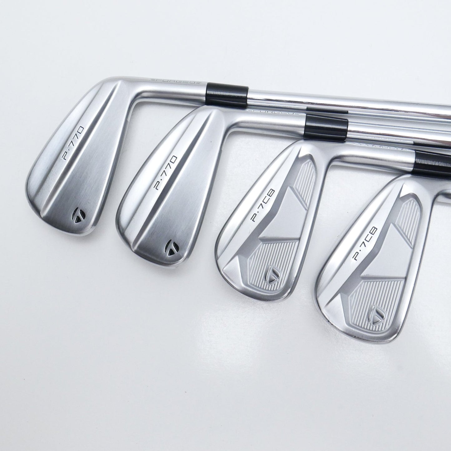 Used TaylorMade P770 & P7CB 2024 Iron Set / 4 - PW / Stiff Flex