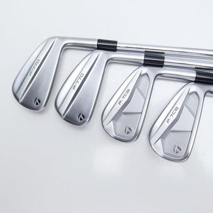 Used TaylorMade P770 & P7CB 2024 Iron Set / 4 - PW / Stiff Flex